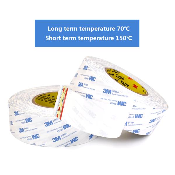 3M Medium UV Resistance Low VOC 9448A Tissue Tape