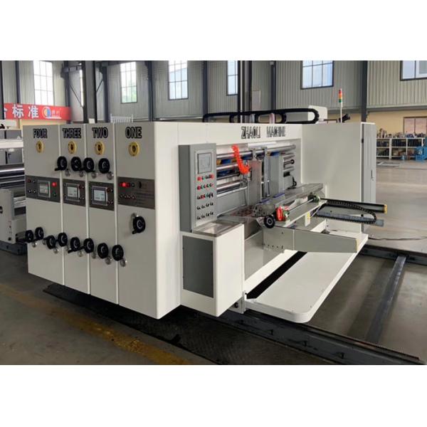CE Certification Flexo Printer Slotter Machine / Corrugated Carton Box Packing