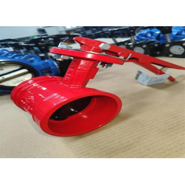 Buy Clamp Connection Water Medium Handle Power Butterfly Valve Fire Protection at wholesale prices