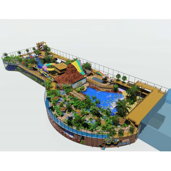 20000 SQM Aqua Park Design Master Plan Custom Water Theme Park Design for Resorts