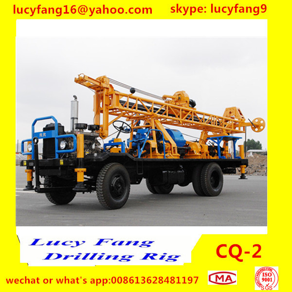 New Arrival Hot Sale Truck Mounted Big Pile Drilling Rig CQ-2 With DTH Hammer
