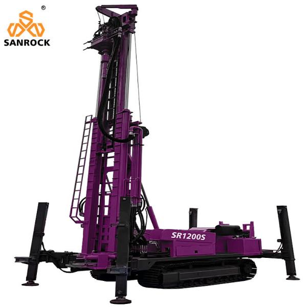 Water Well Drilling Rig With Foam Pump 1200m Water Drilling Rig Hydraulic Water Drilling Machine