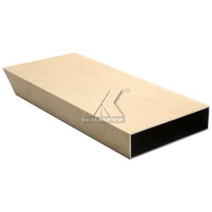 China White Extruded Aluminum Square Tube / Aluminum Extrusion Profiles Alloy Profile on sale