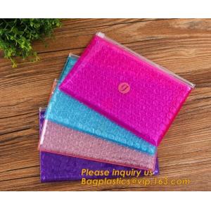 Quality Bubble k bag/bubble slider bag/bubble zipper bag customize color size printing,Bubble Padded Bag EPE/PO Film Bag E for sale
