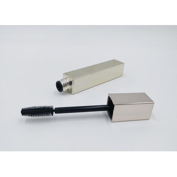 Square Golden Empty Eyeliner Containers , Refillable Mascara Tube 100%