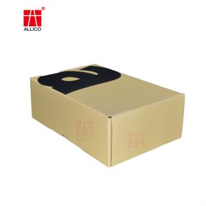 Book Shape Folding Box Printable Logo Gift Box Corrugated Packaging Box