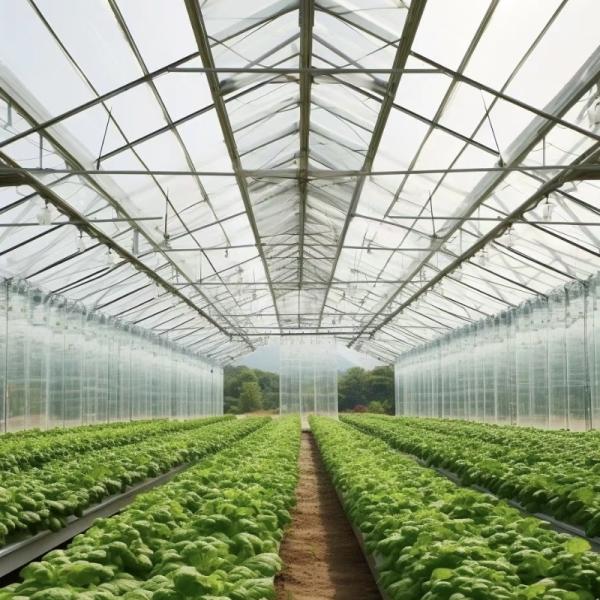 Venlo Multi Span Glass Greenhouse