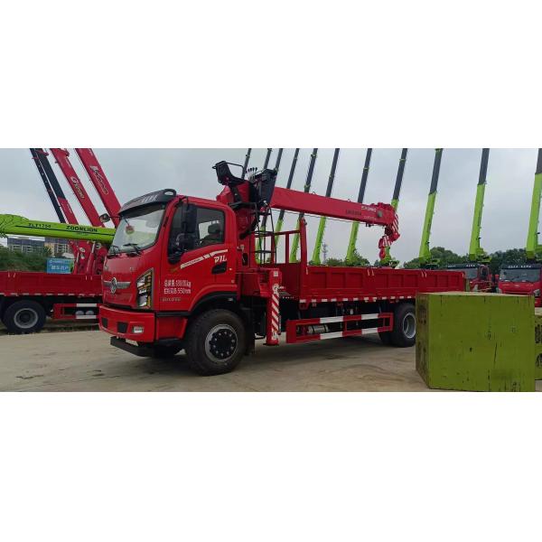 Durable 2-ton, 3-ton, 3.2-ton Flexible 4-ton, 5-ton Hydraulic Lifting Mobile Telescopic Arm Truck Mounted Crane