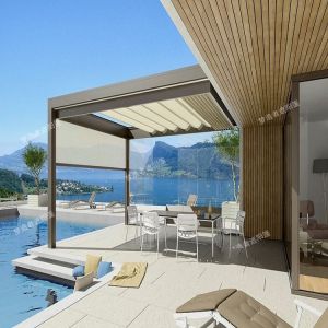 Multifunctional and Durable Premium Commercial Aluminum Shade Sail Garden