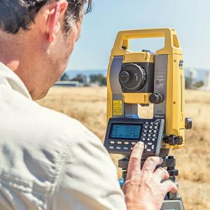 China High Accuracy 171mm Total Station With Minimum Display 1'' For Surveying 50000 Points Capacity on sale
