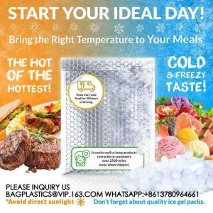 Waterproof Metallic Foil Thermal Bubble Shipping Mailer Envelopes Insulated