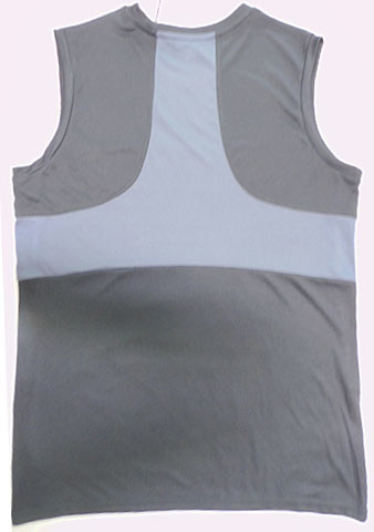 Hot Transfer Print Logo 140gsm Mens Black Muscle Shirt For Running