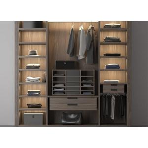 500mm Walnut Wood Bedroom Wardrobe Closets
