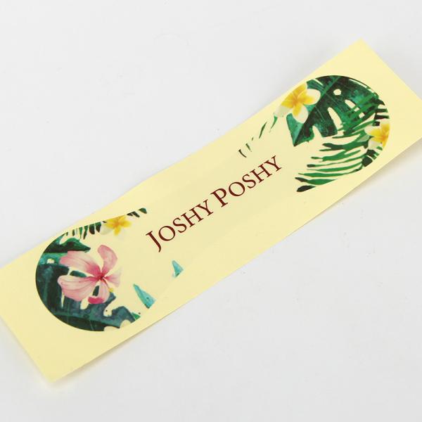 3.8cm Waterproof Clear Vinyl Stickers