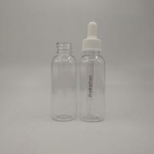 Black Glass Dropper Bottles With Printed Design