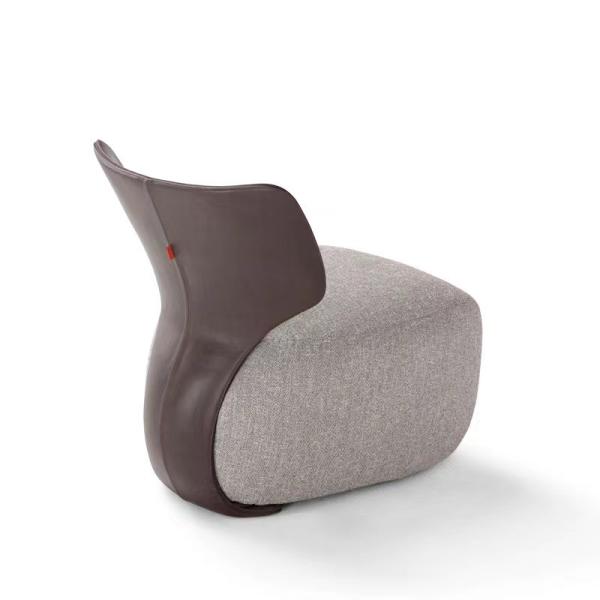 Nordic Fashion Luxury Modern Hotel Single Sofa Chair Fabric Leisure Chair