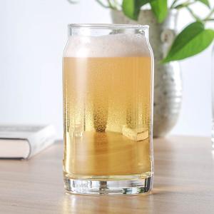 13oz Beer Glasses Crystal Clear Construction With Logo Printing Service