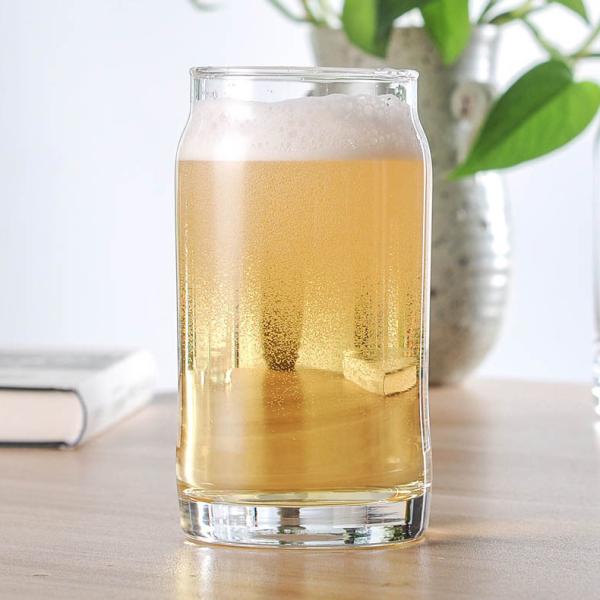 Buy 13oz Beer Glasses Crystal Clear Construction With Logo Printing Service at wholesale prices