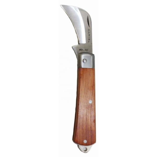 Buy High Carbon Steel Harvesting Sickle Shaped Folding Sickle Knife Heat Treatment at wholesale prices