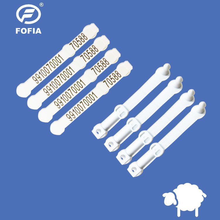 Quality ISO11784/5 FDX-B / HDX Electronic Sheep Tags Livestock Identification Tags Support Customize for sale