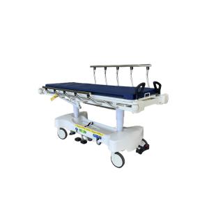 Height Adjustable Hydraulic Emergency Stretcher 2 Layers Hospital Patient