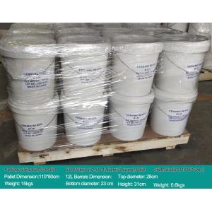 Quality Ceramic Media Blasting Materials , Fused Abrasive Blasting Media 700HV Hardness for sale