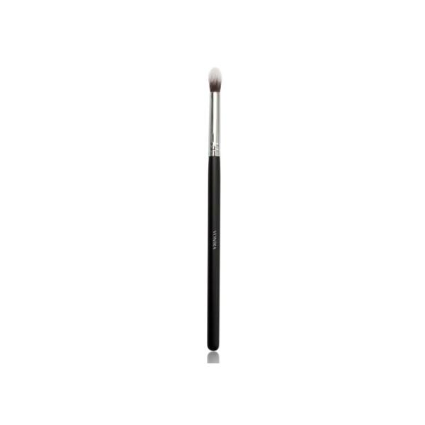 Buy Long Black Wood Handle Makeup Blending Brush For Diffusing Transition Colors at wholesale prices
