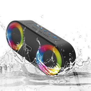 Mini IP67 Waterproof Speaker , 5W Bluetooth Speaker ABS Silicone Material