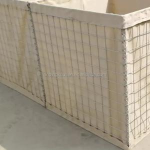 Defence Flood Barriers Manufactured by Retaining Wall Gabion Box Bastion