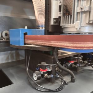 Precision Metal Sander Machine Dual Sandbelt Grinding Polishing Machine