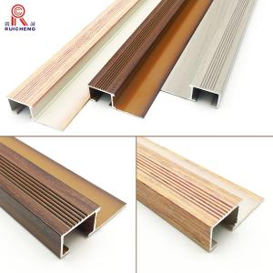 Extruded Aluminum Metal Stair Nosing Safety Stair Straight Angles