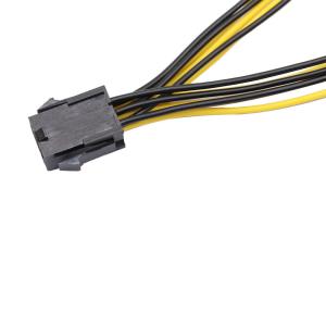 ATX 6Pin to 8 pin cable modular cord Male to female