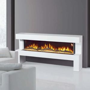 Quality Innovative 3 Sides Real Flame Fireplace - Aquarium Style for sale