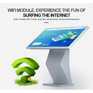 49 Inch Exhibition Hall Interactive Self Service Kiosk Vertical Touch Screen