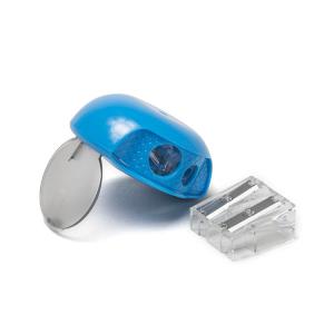 UFO Double Hole Novelty Pencil Sharpener With Lid