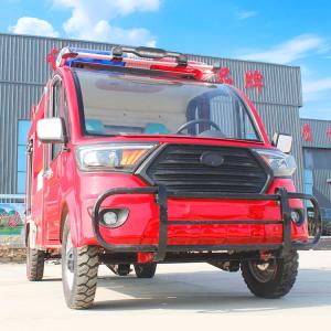 Quality Emergency Vehicles Mini Electric Fire Truck Diesel Pumper with 1.3 Tons Payload Electric Fire Fighting Truck Price for sale