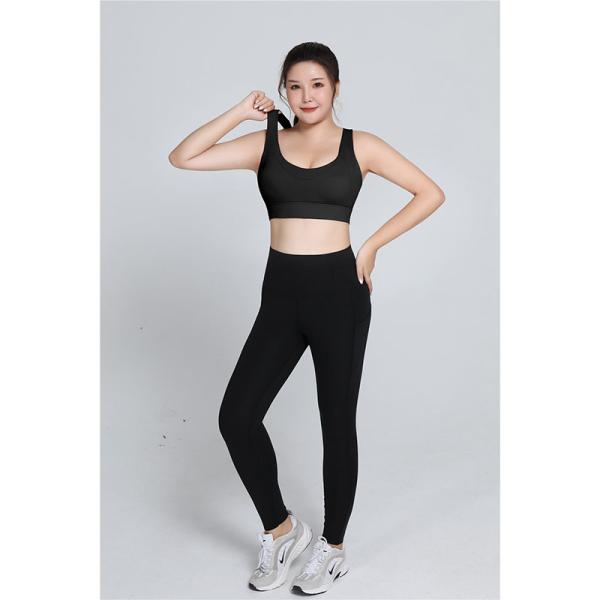Fitness Crop Top Cross Back Bra Plus Size Shockproof Longline Underwear