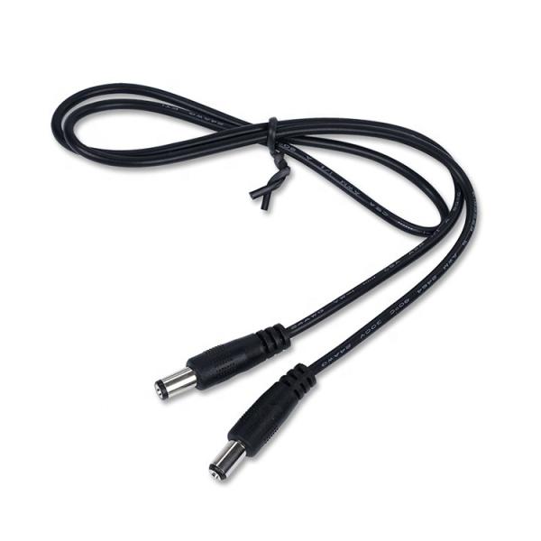 OEM 1M 3M 12V 5V Male To Male 2 Cores 5.5X2.5mm 5.5X2.1mm 1.35x3.5mm DC Power Cable
