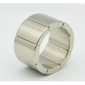 Wind Turbine Permanent Arc Segment Samarium Cobalt Magnets For Generator Sm2Co17