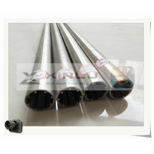 φ33 Aisi 316l Perfect Round Johnson Wire Wrap Screen Tube Strainer Pipe Slot 50micron For Industrial Filtration