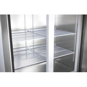 Practical Stainless Steel 500L Fridge Freezer , Soundless Commercial Upright