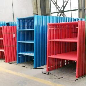 Orange Pre-Galvanized Q235 Steel Frame Scaffolding 3′ X 6′ High Stability