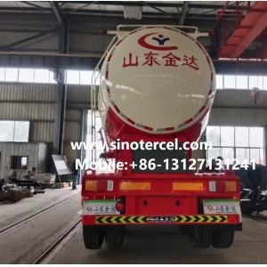 50000L Bulk Cement Semi Trailer Weichai Engine Cement Tanker Trailer