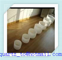 Quality crystal Quartz Singing Bowls for sale