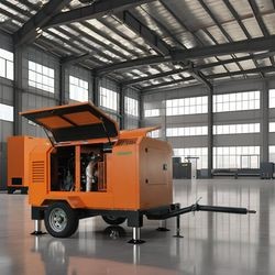 Diesel Screw Air Compressor for Deep Water Well Drilling with Low Fuel