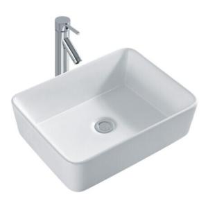 Countertop Mounting Ceramic Sinks Sanitary Ware Rectangular Art Basin Bathroom