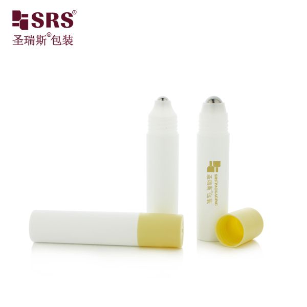 RPPI 20ml Flat Bottom PP PCR Plastic Roller Ball Big Small Ball Choice Empty No Leakage Packaging