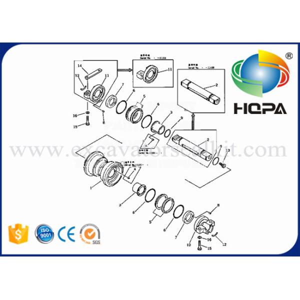 205-30-00050/4153731 Floating Oil Seal For Komatsu, PC100L-2 PC200-1 PC220-1