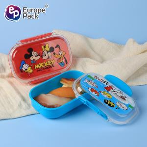 Plastic sushi fruit food container disney pattern