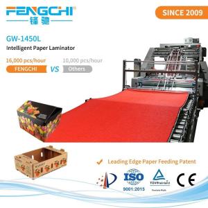 Paper Membrane High Speed Color Printing Corrugated Cardboard Litho Laminating